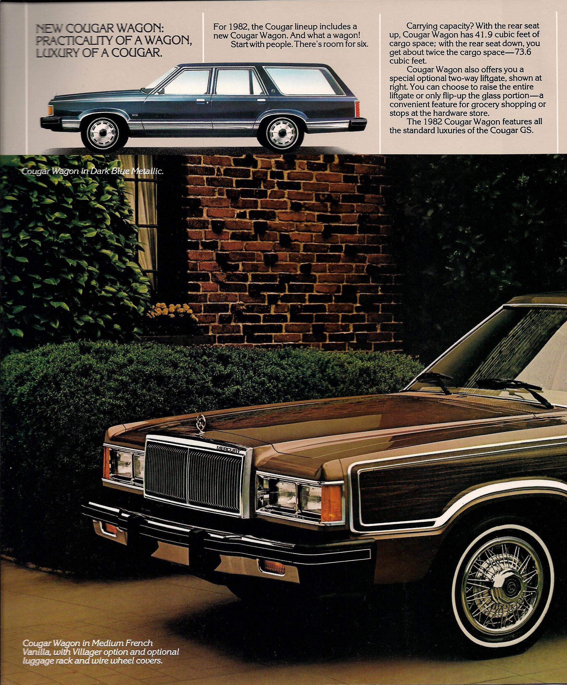 1982 Mercury Cougar Brochure Page 5